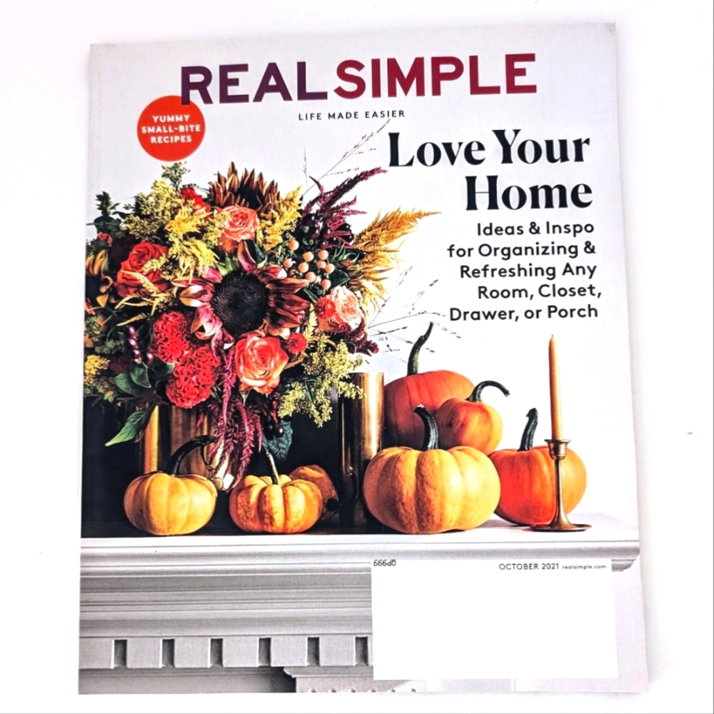 Real Simple Magazine – October 2021 | Love Your Home – Fall Living Issue